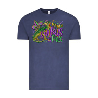 Vintage Denim mardi saurus rex mardi gras Vintage Tee - MaliasSmallBusiness