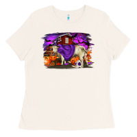 Bone Charolais Bull Halloween Ladies Tee - RanaPortraitStore