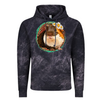 Cloud Black floral leopard guinea pigs Vintage Hoodie - Jasminsmagicworld