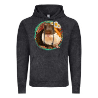 Vintage Black floral leopard guinea pigs Vintage Hoodie - Jasminsmagicworld