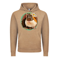 Vintage Coffee floral leopard guinea pigs Vintage Hoodie - Jasminsmagicworld