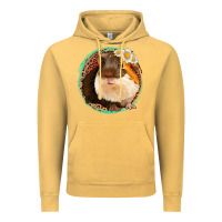Vintage Mustard floral leopard guinea pigs Vintage Hoodie - Jasminsmagicworld