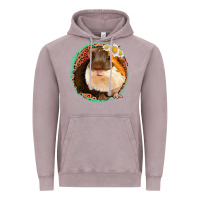 Vintage Zinc floral leopard guinea pigs Vintage Hoodie - Jasminsmagicworld