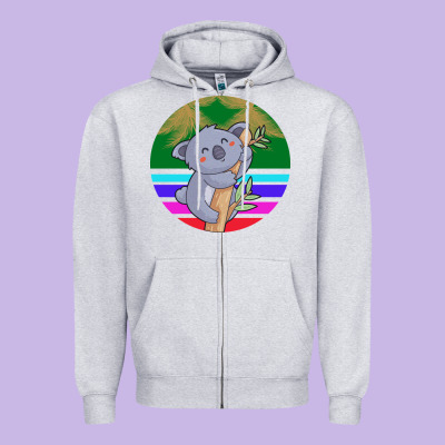 Koala Zipper Hoodie Designed By Bettercallsaul