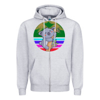 Heather Grey Koala Zipper Hoodie - Bettercallsaul
