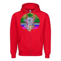 Red Koala Zipper Hoodie - Bettercallsaul