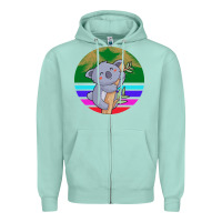 Seafoam Koala Zipper Hoodie - Bettercallsaul