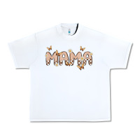 White retro mama Urban Heavy Tee - MaliasSmallBusiness