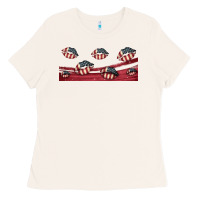 Bone american flag lips 16oz libbey cup Ladies Tee - HRA Design Shop
