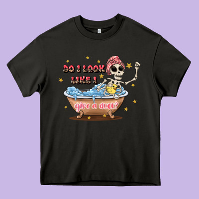 Do I Look Like I Give A Duck Heavy Core Tee Designed By Jahusdesignshop