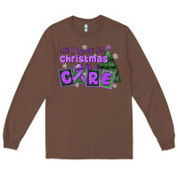 All I Want For Christmas Is A Cure Pancreatic Canc Long Sleeve Tee | Teevron
