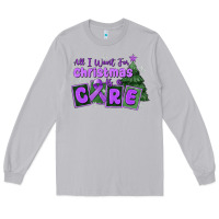 Moon Dust all i want for christmas is a cure pancreatic canc Long Sleeve Tee - MaliasSmallBusiness