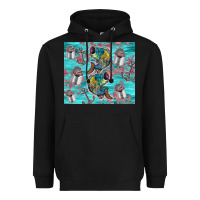 Black fish lures Heavyweight Hoodie - TumblerDesignByShophia