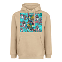 Mushroom fish lures Heavyweight Hoodie - TumblerDesignByShophia