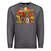 Charcoal Heather cinco de mayo taco lady Premium Sweatshirt - CowGirlArtShop