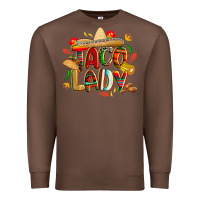Chestnut cinco de mayo taco lady Premium Sweatshirt - CowGirlArtShop