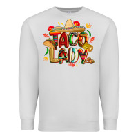 Dove Grey cinco de mayo taco lady Premium Sweatshirt - CowGirlArtShop