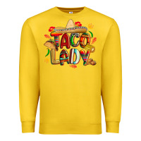 Lemon cinco de mayo taco lady Premium Sweatshirt - CowGirlArtShop