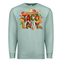Seafoam cinco de mayo taco lady Premium Sweatshirt - CowGirlArtShop