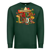 Sports Green cinco de mayo taco lady Premium Sweatshirt - CowGirlArtShop