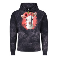 Cloud Black floral baby goat Vintage Hoodie - Jasminsmagicworld