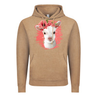 Vintage Coffee floral baby goat Vintage Hoodie - Jasminsmagicworld