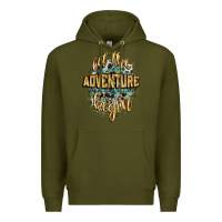 Army Green let the adventure begin 2024 Premium Hoodie - CowGirlArtShop