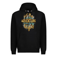 Black let the adventure begin 2024 Premium Hoodie - CowGirlArtShop