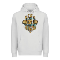 Dove Grey let the adventure begin 2024 Premium Hoodie - CowGirlArtShop
