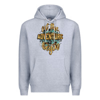 Heather Grey let the adventure begin 2024 Premium Hoodie - CowGirlArtShop