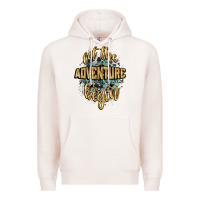 Pale Pink let the adventure begin 2024 Premium Hoodie - CowGirlArtShop