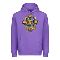Purple let the adventure begin 2024 Premium Hoodie - CowGirlArtShop