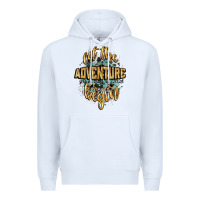 White let the adventure begin 2024 Premium Hoodie - CowGirlArtShop