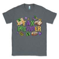 Charcoal Heather tax preparer Classic Tee - MaliasSmallBusiness