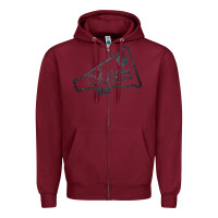 Burgundy Cheer Zipper Hoodie - Bettercallsaul