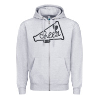 Heather Grey Cheer Zipper Hoodie - Bettercallsaul