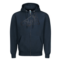 Navy Cheer Zipper Hoodie - Bettercallsaul