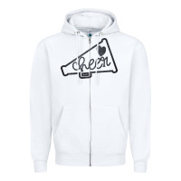 White Cheer Zipper Hoodie - Bettercallsaul