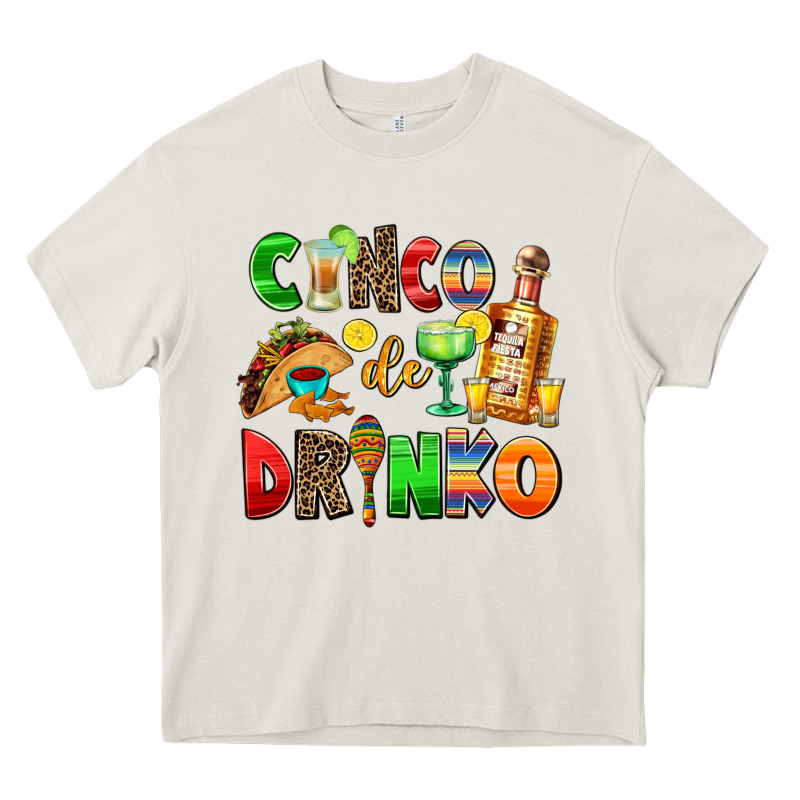 Cinco De Mayo Heavy Core Tee by AdoDesignShop | Teevron