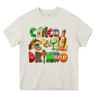 Cream cinco de mayo Heavy Core Tee - AdoDesignShop