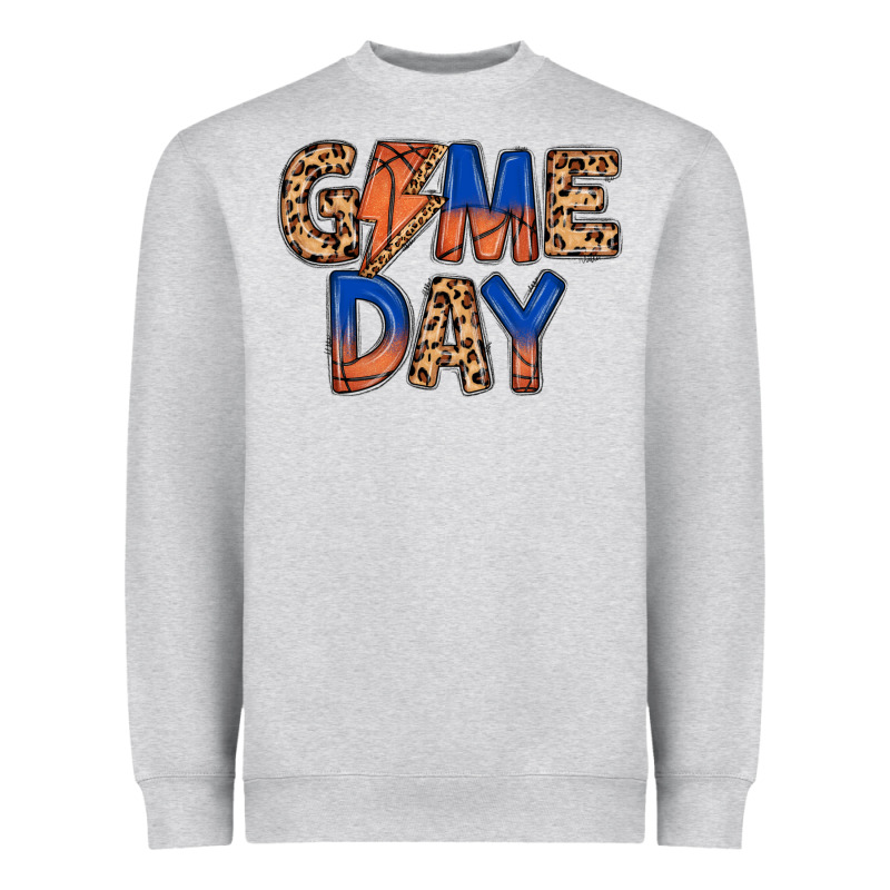 Game Day Basketball Heavyweight Sweatshirt by MaliasSmallBusiness | Teevron