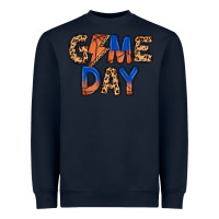 Navy game day basketball Heavyweight Sweatshirt - MaliasSmallBusiness