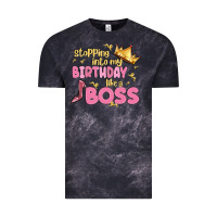 Cloud Black birthday boss Vintage Tee - MaliasSmallBusiness