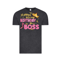 Vintage Black birthday boss Vintage Tee - MaliasSmallBusiness