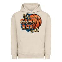Pigment French Oak it's game day y'all basketball Urban Hoodie - FaDigitalArtStudio
