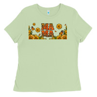 Matcha sunflowers and butterflies mama 16oz libbey cup Ladies Tee - HRA Design Shop