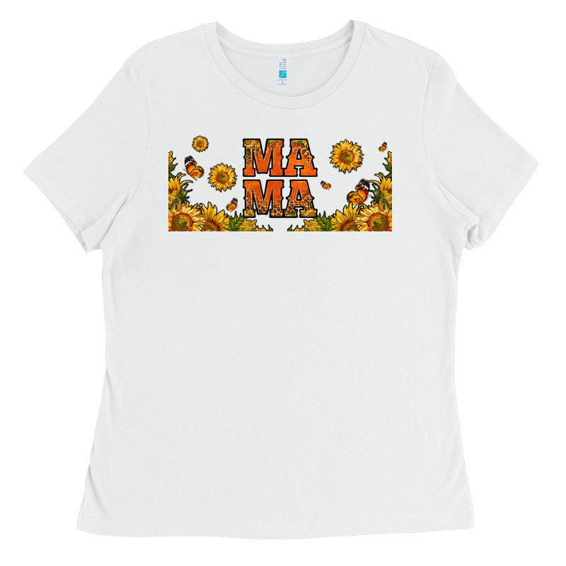 Sunflowers And Butterflies Mama 16oz Libbey Cup Ladies Tee by HRA Design Shop | Teevron