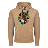 Vintage Coffee aztec backsground donkey Vintage Hoodie - Jasminsmagicworld