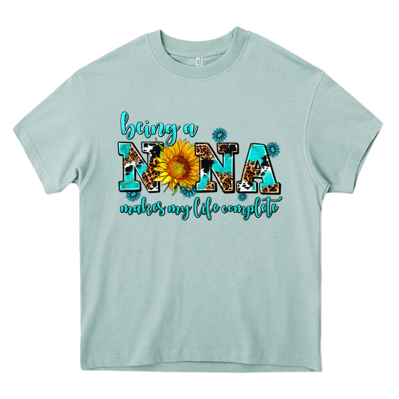 Being A Nana Makes My Life Complete Heavy Core Tee by AdoDesignShop | Teevron