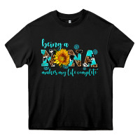 Black being a nana makes my life complete Heavy Core Tee - AdoDesignShop